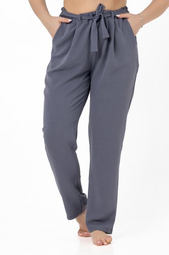 33 Женские летние класичческие брюки цвета графит XL