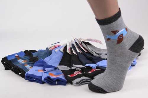 Дитячі Бавовняні шкарпетки на хлопчика (C167/M) | 12 пар