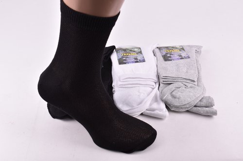 Шкарпетки чоловічі COTTON Сітка (Арт. OAM291-1/25) | 12 пар