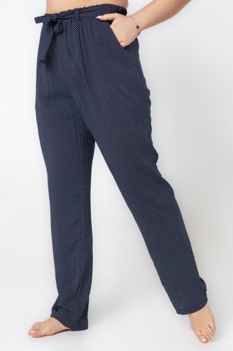 25 Летние женские брюки в мелкий геометрический узор XL
