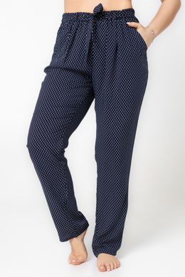 26 Літні жіночі штани у дрібний геометричний візерунок 2XL