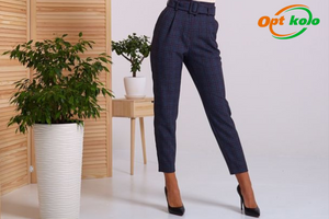 В чому полягають особливості стилю та крою жіночих лляних брюк виробництва Опт-Коло?