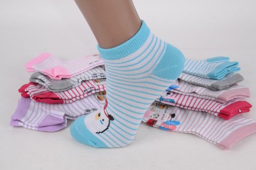 Детские Хлопковые носки на девочку (Арт. FE5023-3/30-35) | 12 пар
