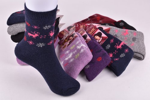 Шкарпетки жіночі "Алія" Верблюжа Вовна (Арт. ALB411) | 12 пар