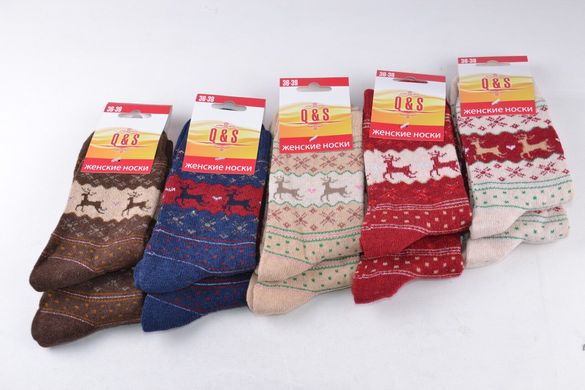 Шкарпетки жіночі з візерунком (Арт.BSY008) 10 пар