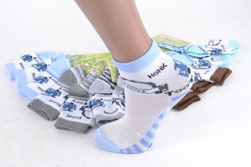 Дитячі шкарпетки Машинки (Y017/16-18) | 12 пар