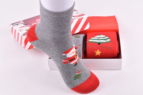 Шкарпетки жіночі в подарунковій упаковці МАХРА бавовна (Арт. Y110) | 2 пари