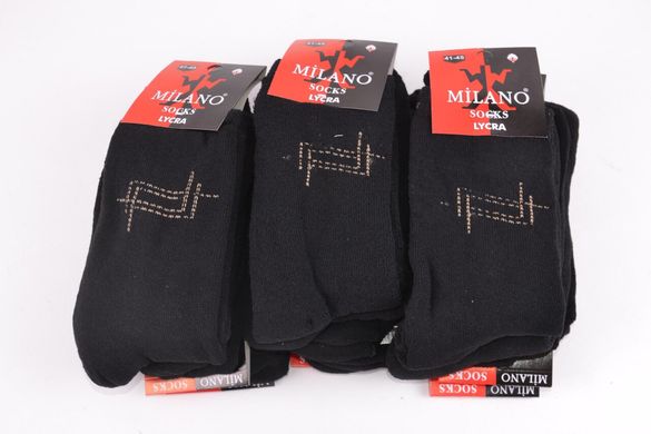 Мужские Махровые носки "Milano" ХЛОПОК (Арт. PTM101) | 12 пар