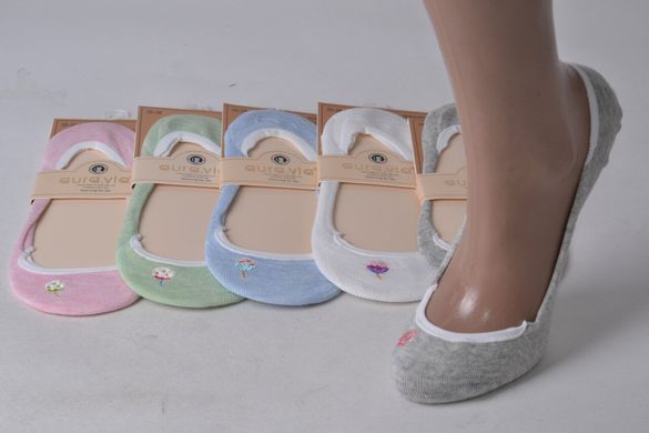Жіночі Шкарпетки-Сліди "Cotton" (Арт. NDDX3505/38-41) | 5 пар