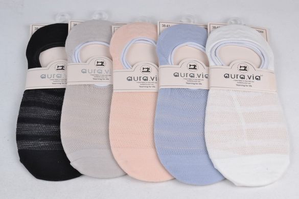 Жіночі Шкарпетки-Сліди "Cotton" Сітка (Арт. NDD3368/38-41) | 5 пар