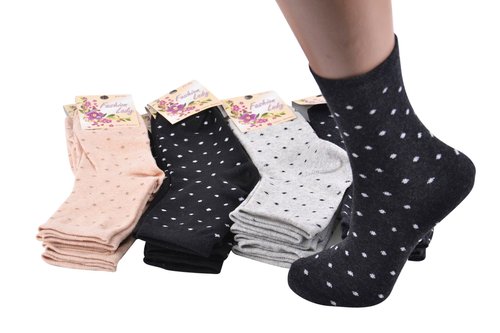 Шкарпетки жіночі Бавовняні (Арт. ME32006) | 12 пар
