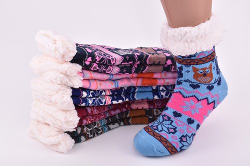 Шкарпетки жіночі на хутрі (Арт. SUB200/16) | 6 пар