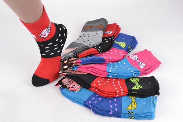 Дитячі вовняні шкарпетки для дівчинки р.11-18 (C721-1/S) | 12 пар