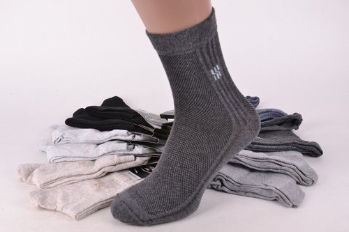 Чоловічі шкарпетки сітка Монтекс р. 41-45 (PT1980) | 12 пар