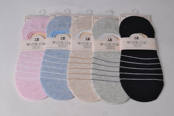 Жіночі Шкарпетки-Сліди "Cotton" (Арт. NDD3190/35-38) | 5 пар