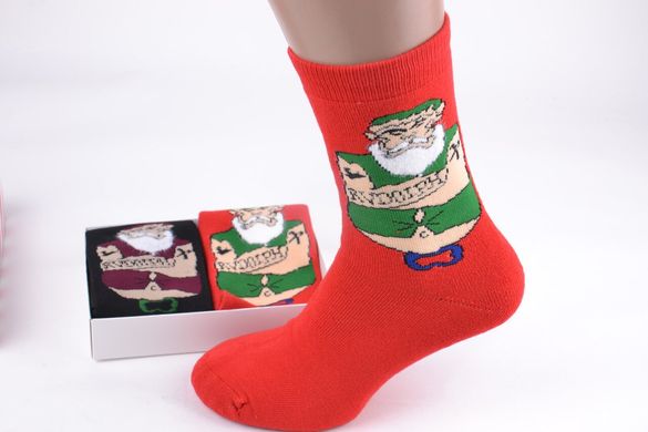 Шкарпетки чоловічі "Merry Christmas" у подарунковій упаковці МАХРА (Арт. Y104) | 1 компл.