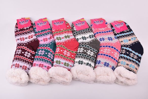 Шкарпетки жіночі на хутрі (Арт. SUB200/14) | 6 пар