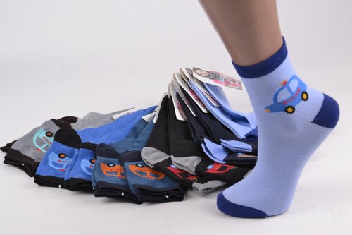 Дитячі Бавовняні шкарпетки на хлопчика (Арт. C169/L) | 12 пар