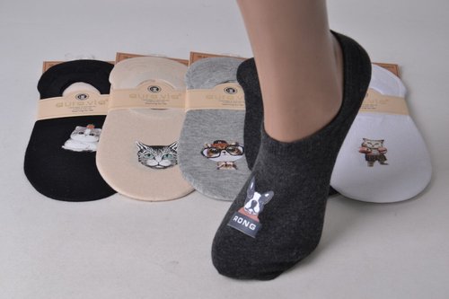 Жіночі Шкарпетки-Сліди "Cotton" (Арт. NDDX3575) | 30 пар