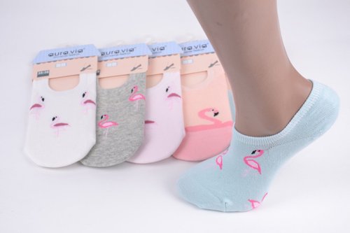 Жіночі Шкарпетки-Сліди "AURA" Cotton (Арт. NDD3600/38-41) | 5 пар