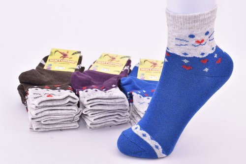 Шкарпетки дитячі на дівчинку "Житомир" ХЛОПОК (Арт. OAM365/16-18) | 12 пар