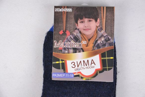 Детские шерстяные носки на мальчика р.11-18 (TKC720-1/S) | 12 пар