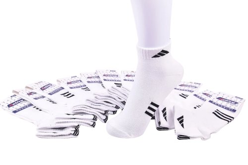 Шкарпетки чоловічі "SPORT" ХЛОПОК Сітка (Арт. ME31402/25-27/W) | 12 пар