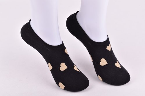 Шкарпетки - сліди жіночі "AURA" COTTON (арт. NDD9631-L/35-38) | 5 пар