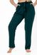 32 Класические летние брюки темно зелёного цвета 3XL