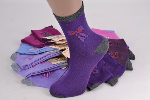 Шкарпетки підліткові на дівчинку "ХЛОПОК" (Арт. ALC51 + 1/32-36) | 12 пар