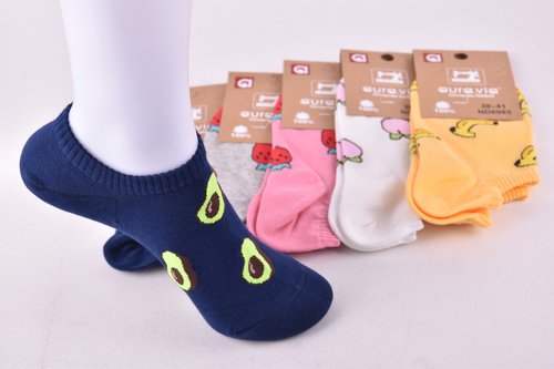 Шкарпетки жіночі занижені "AURA" Cotton (Арт. ND6985) | 30 пар