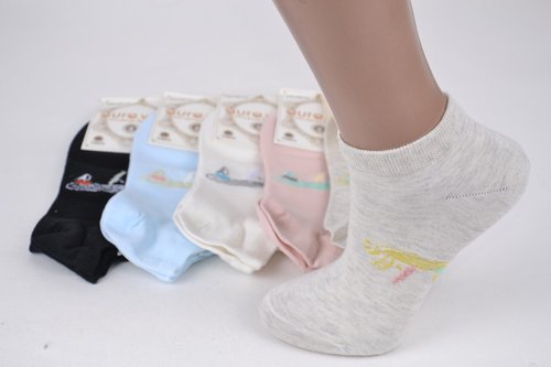 Шкарпетки жіночі занижені "AURA" Cotton (Арт. ND3615) | 30 пар