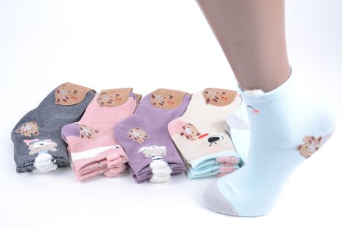 Дитячі шкарпетки "Фенна" ХЛОПОК (FEC027/3-5) | 10 пар
