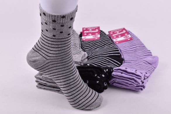 Шкарпетки жіночі "Житомир" бавовна (Aрт. OK771/3) | 12 пар