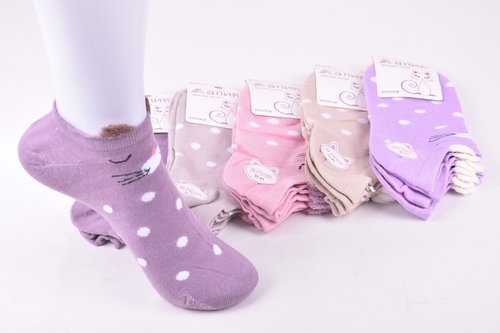 Шкарпетки жіночі занижені "Алія" ХЛОПОК (Арт. ALH010-1) | 10 пар