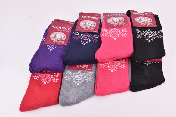 Шкарпетки жіночі "Ластівка" МАХРА бавовна (Арт. C456-2) | 12 пар