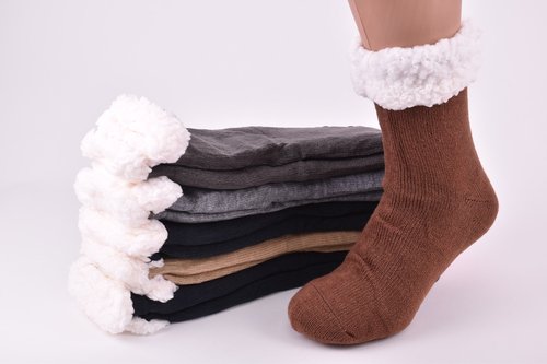 Шкарпетки жіночі на хутрі (Арт. SUB200/9) | 6 пар