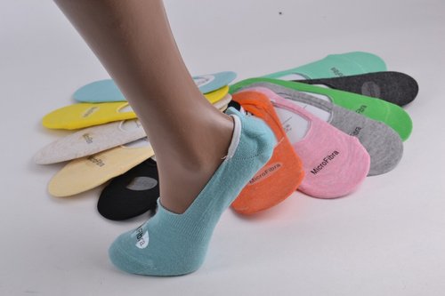 Жіночі Шкарпетки-Сліди ХЛОПОК (YA012) | 12 пар