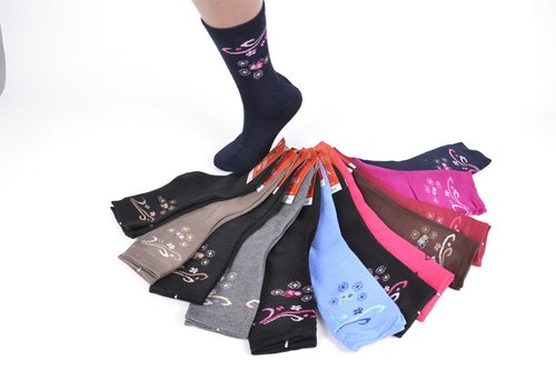 Шкарпетки жіночі "МАХРА" нар. 37-41 (C494) | 12 пар