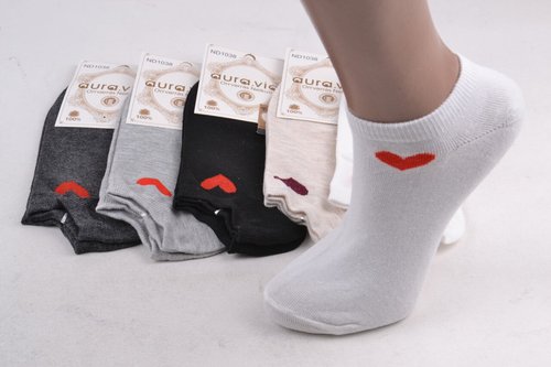 Жіночі шкарпетки занижені "Cotton" (Арт. ND1038-7) | 30 пар