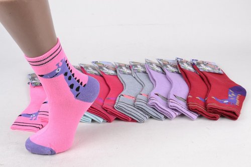 Підліткові шкарпетки Махра Бамбук (D301/33-36) | 12 пар