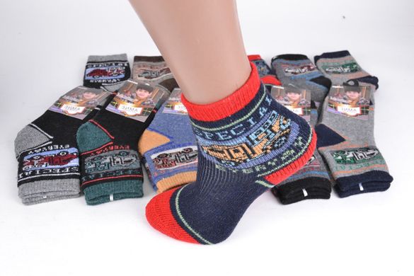Дитячі вовняні шкарпетки на р.11-18 (C720-5/S) | 12 пар