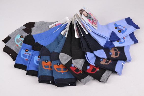 Дитячі Бавовняні шкарпетки на хлопчика (Арт. C169/S) | 12 пар