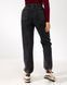 А 2117-3 Теплые женские брюки с манжетами темно серого цвета 4XL = 50 р