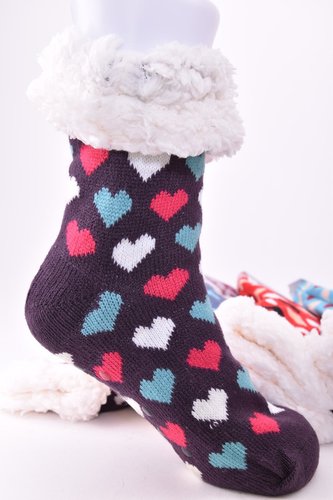 Шкарпетки жіночі на хутрі "Корона" ШЕРСТЬ (Арт. LKB200-42) | 6 пар