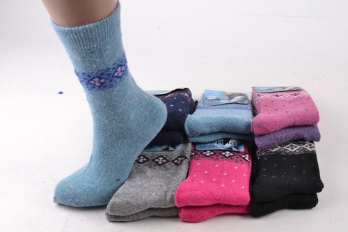 Шкарпетки жіночі Вовна АНГОРА (Арт. FEB603) | 12 пар
