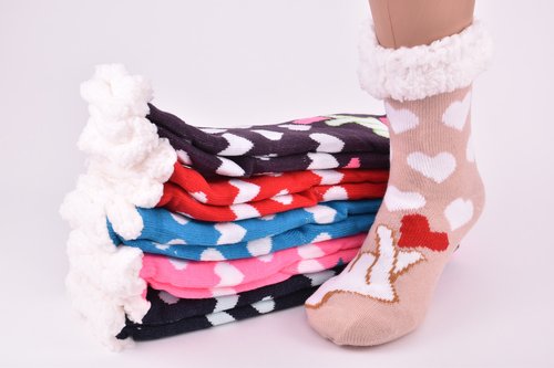 Шкарпетки жіночі на хутрі (Арт. SUB200/6) | 6 пар