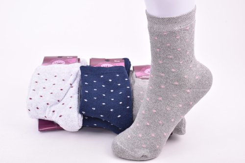 Шкарпетки жіночі МАХРА бавовна (Арт. MEM32704) | 12 пар