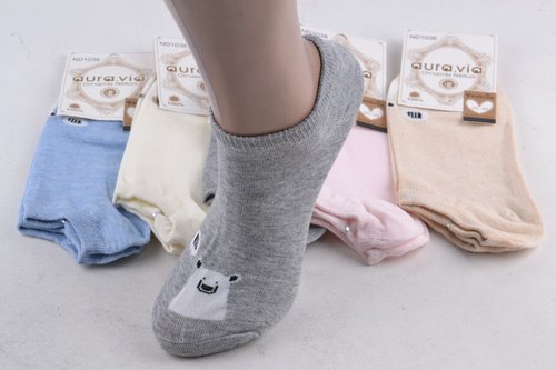 Женские носки заниженные "Cotton" (Арт. ND1038-8) | 30 пар