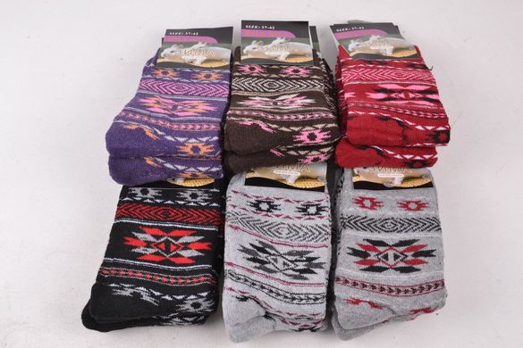 Жіночі шкарпетки Вовна Ангора (арт. YK62) | 12 пар